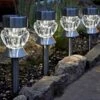 Smart Solar Crystal Glass Solar Stake Light - 4 Pack -Weber || Kettler || Traeger Sales Store 1011214