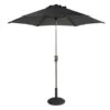 Supremo Grey 2.5m Riviera Deluxe Parasol -Weber || Kettler || Traeger Sales Store 1058279