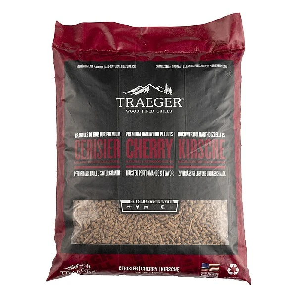Traeger Cherry Hardwood Pellets 9kg 3 Traeger Cherry Hardwood Pellets 9kg