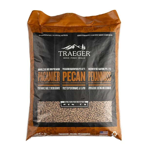 Traeger Pecan Hardwood Pellets 9kg 3 Traeger Pecan Hardwood Pellets 9kg