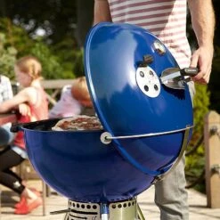 Weber Master-Touch 57cm Charcoal Barbecue Ocean Blue -Weber || Kettler || Traeger Sales Store 1105997 1