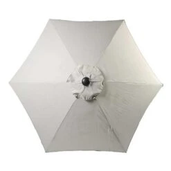 Supremo French Grey 3m Riviera Deluxe Parasol -Weber || Kettler || Traeger Sales Store 1135231 2