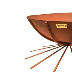 Ivyline Outdoor Metal Dakota Firebowl Rust -Weber || Kettler || Traeger Sales Store 1149589 4