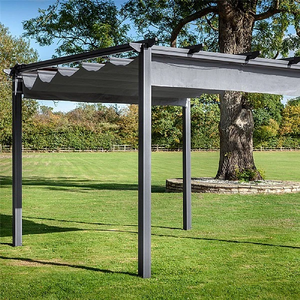 Hartman Roma 3x3m Square Pergola Grey 3 Hartman Roma 3x3m Square Pergola Grey
