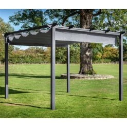 Hartman Roma 3x3m Square Pergola Grey 7 Hartman Roma 3x3m Square Pergola Grey -Weber || Kettler || Traeger Sales Store 1172413 2