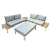 Kettler Elba Standard Low Lounge Set - White