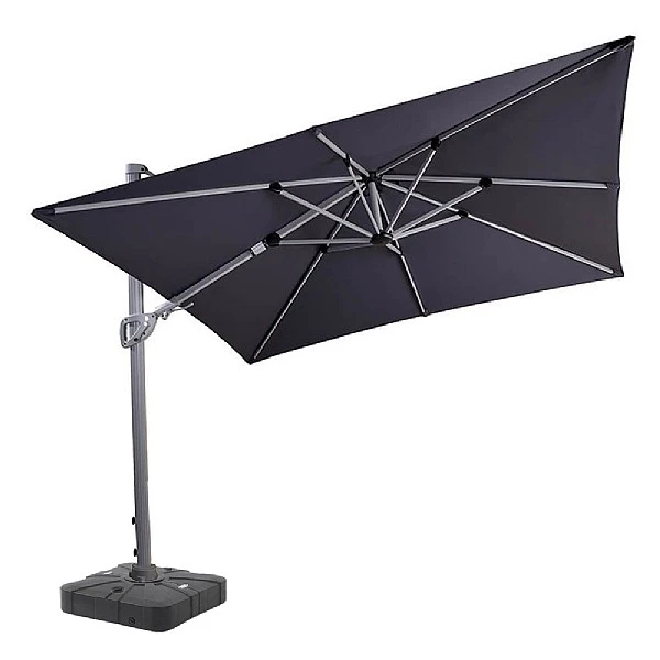 Hartman Pacific 2.7m Square Cantilever Parasol - Dark Grey 3 Hartman Pacific 2.7m Square Cantilever Parasol - Dark Grey