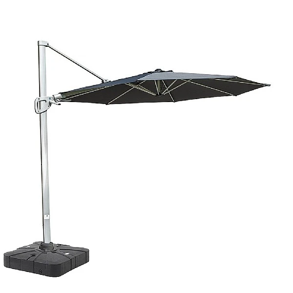 Hartman Pacific 3m Round Cantilever Parasol - Dark Grey 4 Hartman Pacific 3m Round Cantilever Parasol - Dark Grey - Image 2