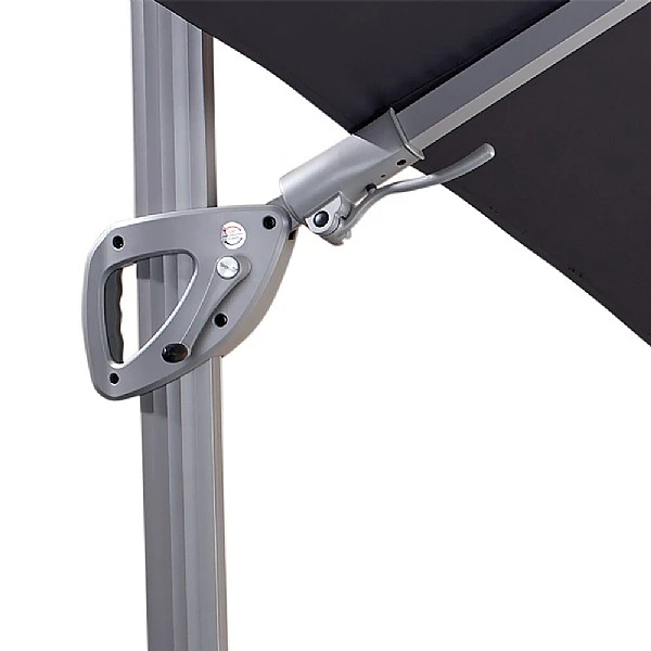 Hartman Pacific 3m Round Cantilever Parasol - Dark Grey 5 Hartman Pacific 3m Round Cantilever Parasol - Dark Grey - Image 3