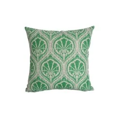 Bramblecrest Teal Motif Square Scatter Cushion