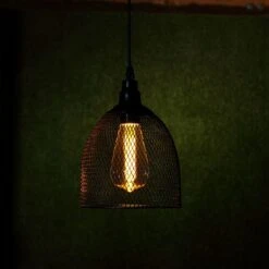 Noma Black Mesh Kate Pendant With Bulb