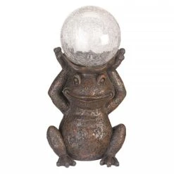 Smart Solar Gazing Frog Statue -Weber || Kettler || Traeger Sales Store 925289 4
